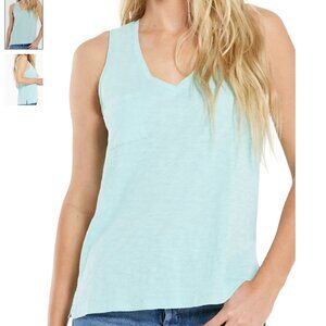Z Supply Aqua Sunset Slub Tank, size M